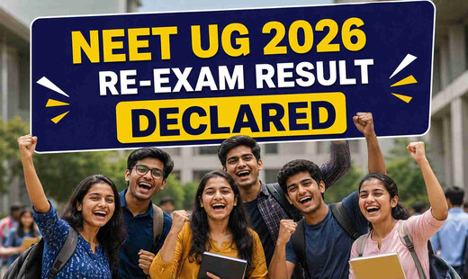NEET UG 2026 रिजल्ट घोषित, 20 लाख अभ्यर्थियों में दो छात्रों ने मारी बाजी